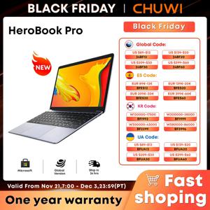 CHUWI HeroBook Pro 노트북, 8GB RAM, 256GB SSD, 인텔 셀러론 N4020, 듀얼 코어, 14.1 인치 IPS 스크린, 윈도우 11 노트북 노트북