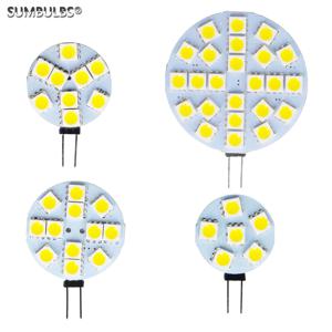 G4 소켓 5050 SMD Led 전구 DC 12V 교체 할로겐 바이 핀 램프 LED 전구, 1.2W 1.8W 2.4W 4.8W 따뜻한 차가운 Led 조명