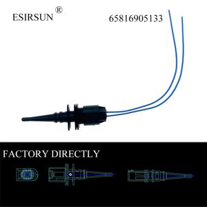 ESIRSUN 외부 대기 온도 센서, 커넥터 플러그 포함, BMW 1 6 7 시리즈 E39 E46 X3 X5 X6 Z4 Z8 65816905133