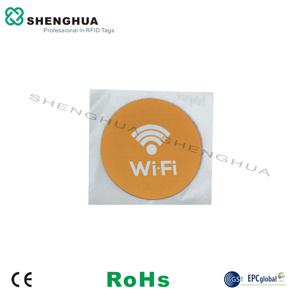 안드로이드 아이폰 RFID NFC 스티커 태그 스마트 라벨, 와이파이 이메일 에어 모드 그룹 로고, iso14443A Ntag213 컬러 인쇄 세트, 팩당 6 개