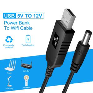 USB-DC 잭 충전 케이블 5V-12V 전원 코드 부스트 변환기 USB-DC 전원 케이블 라우터 미니 팬 스피커 용 전원 케이블