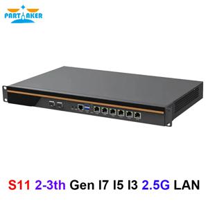 1u 방화벽 기기, 10gb 인텔 코어 I7 3520M I5 3320M I3 3110M I5 2520M I3 2350M 6xLAN 2x10G SFP 소프트 라우터 pfSense OPNsense