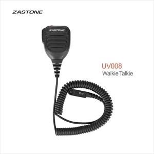 ZASTONE UV008 마이크 워키토키, 메가폰 핸드 푸시 스피커, 2 wya 라디오 액세서리, PTT 송신기, 6 핀 플러그