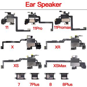 아이폰 7, 8 플러스, X, XR, XS, 11 프로 맥스, 상단 라우드 스피커 교체품