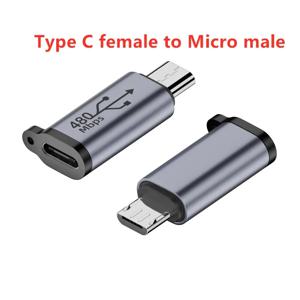 C타입 암에서 미니 USB, C타입 암에서 마이크로 USB, 마이크로 USB 암에서 C타입, 마이크로 USB 암에서 미니 USB 커넥터, 1 개