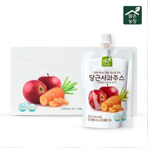 국내산 무설탕 ABC 당근사과주스 100ml 10입