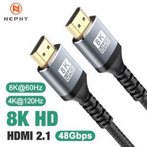 8K HDMI 2.1 케이블, 48Gbps, 8K @ 60Hz, 4K 120Hz eARC 돌비 HDR10, PS5 Xbox HDTV 삼성 소니 LG 맥 PC 노트북 RTX 3080 3090, 5m, 7m