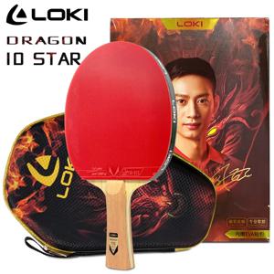 LOKI DRAGON 탁구 라켓, 프로페셔널 5 우드 2 ALC 탁구 패들, 배트 카본 블레이드, FH RXTON 9 및 BH RXTON 7, 10 스타