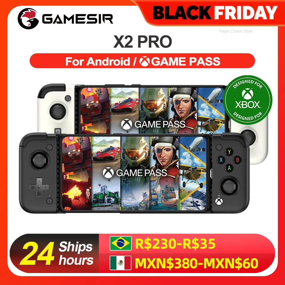 GameSir X2 Pro Xbox 게임패드, 안드로이드 C타입 모바일 게임 컨트롤러, Xbox Game Pass xCloud, STADIA, GeForce Now Luna Cloud Gaming