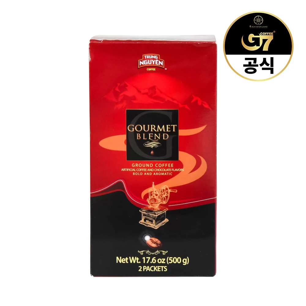 G7 구오메이 블랜드 커피 500g / 베트남 블랜드커피 분쇄원두 모카포트 그라운드 핸드드립