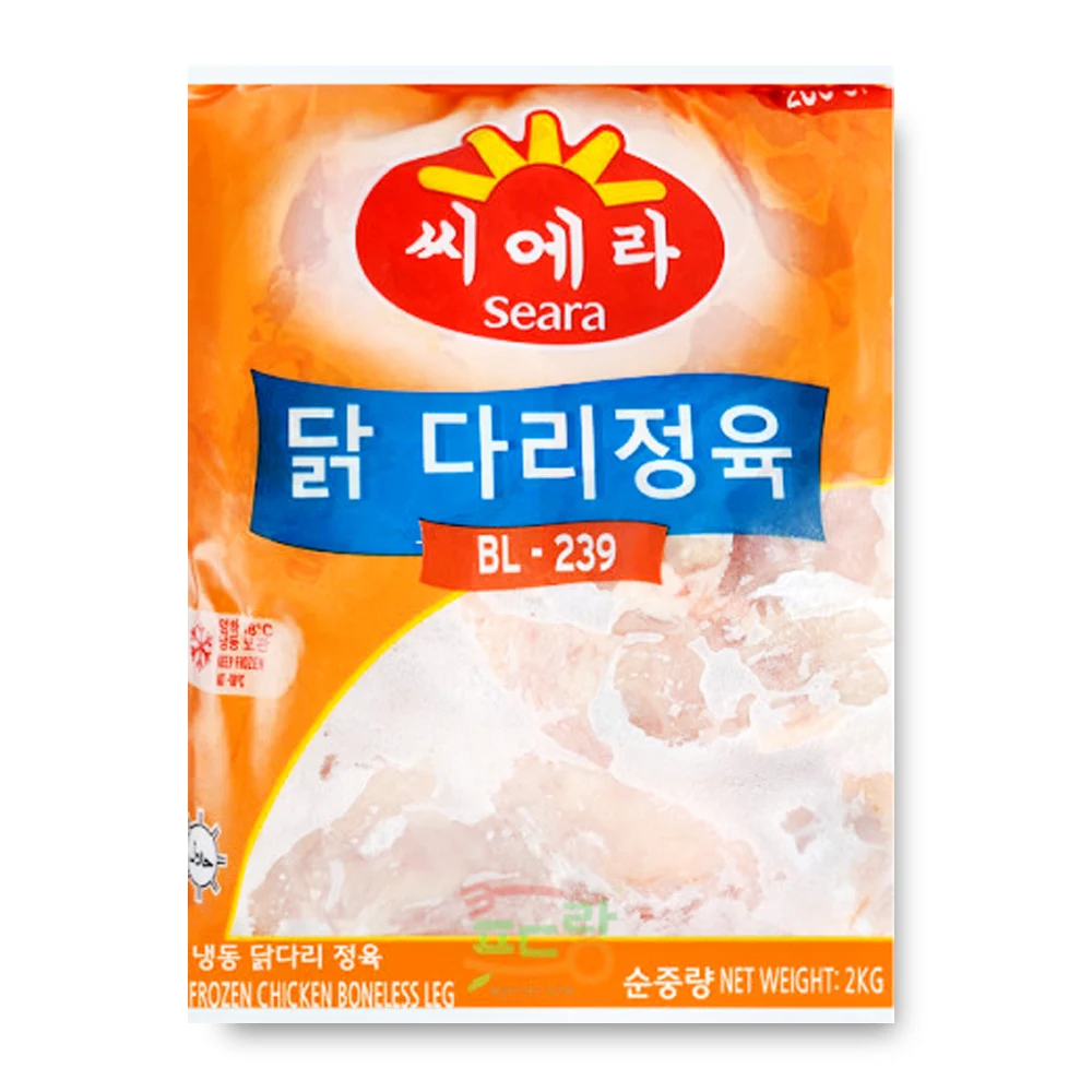 뼈없는 닭다리살 닭정육 씨에라 2kg