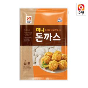 [퀴클리몰] 사조오양 미니 돈까스 1kg / 한입 돈까스, 반찬