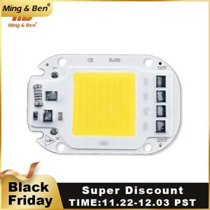 LED COB Lamp Chip 20W 30W 50W AC 110V 220V Smart IC LED Beads For DIY LED Grow 투광 조명 전구, 데이 화이트 콜드 화이트 따뜻한 화이트