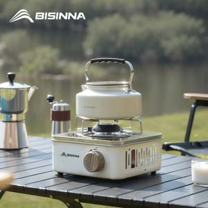 BISINNA 캠핑 가스 스토브, 높은 화력, 휴대용 카세트 화로, 야외 화구 피크닉 캠프, 2800W