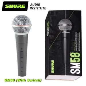 Shure 유선 마이크 라이브 보컬 가라오케, 핸드헬드, 단방향, 다이나믹 시리즈, 전문 마이크, 58LC