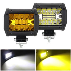 1PCS 12v 오프로드 스팟 홍수 콤보 작업 빛 LED 라이트 바 슈퍼 브라이트 6000K 자동차 SUV 4x4 보트 ATV 바라 LED 헤드 라이트