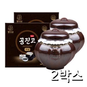 [동의삼] 공진고 로얄(1kg) 2개 + 쇼핑백 선물 진액고 진액 선물 떠먹는홍삼 유리단지