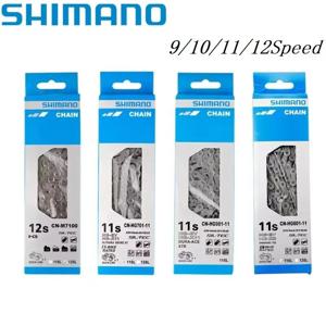 SHIMANO 9/10/11/12 속도 자전거 체인 HG53 HG54 HG95 HG701 M8100 도로 MTB 자전거 체인 116/126 링크 자전거 체인 8v 9v 10v 11v 12v