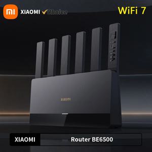 샤오미 라우터 BE6500 쿼드 Nucleus Wifi7 이더넷 포트, 듀얼 주파수, 2.4 GHz, 5GHz, 6 개의 독립 신호 증폭기 메쉬, 6500Mbps, 2.5G