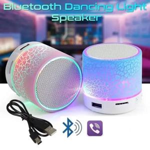 블루투스 미니 무선 스피커, 다채로운 LED TF 카드, USB 서브우퍼, 휴대용 MP3 음악 사운드 칼럼, PC 휴대폰용