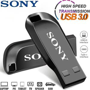 SONY USB 3.0 펜 드라이브, 고속 전송 금속 SSD, 휴대용 U 디스크 플래시 드라이브, 메모리 스틱, 2TB, 1TB, 512GB