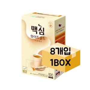 맥심 화이트 골드 믹스 100T x 8개 한 박스 동서식품 연아 커피