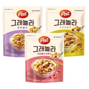 그래놀라 크랜베리 570g+카카오호두 510g+블루베리 500g+기프트