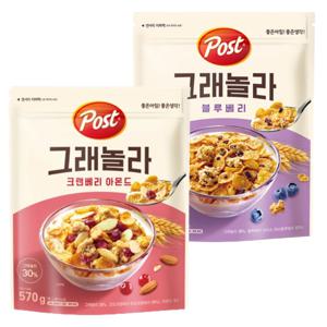 그래놀라 블루베리 500g+크랜베리 아몬드 570g