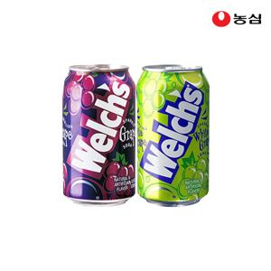 웰치스 포도맛 355ml x 12개 + 청포도맛 355ml x 12개