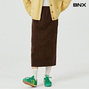 정상가:28,000원 ㅣ H라인 코듀로이 밴딩 롱 스커트 (BW4SK001L0)