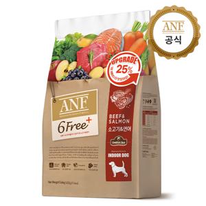 ANF 식스프리플러스 인도어 독 소고기&연어 5.6kg