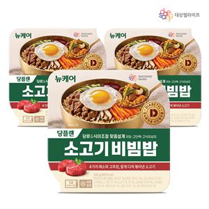 혈당관리 추천) 뉴케어 당플랜 소고기비빔밥 (320g), 3개