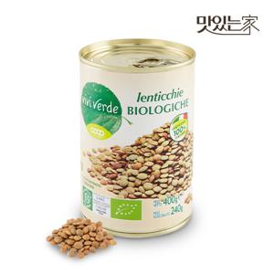 COOP 비비베르데 이탈리아 유기농 렌틸콩(렌즈콩) 400g 무첨가물 Non GMO