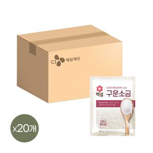 백설 구운소금 500g x20개