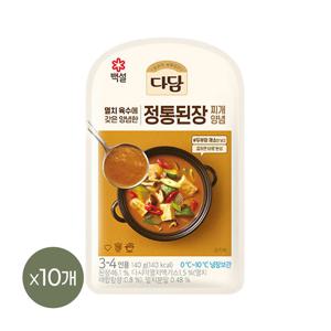 다담 정통된장찌개 양념 140g x10개