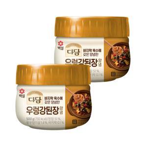 다담 우렁강된장 양념 500g x2개