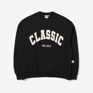 휠라본사 FILA CLASSIC 기모맨투맨 FE2POE5105X_BLK