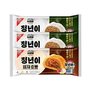 정년이 기린 호빵 야채 (4입)x2개+피자 (4입)x1개