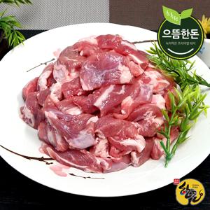 [으뜸한돈] 국내산 냉장 찌개용 돼지고기 500g+500g