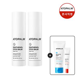 [1+1] 판테놀 스틱 밤 10g+페이스 크림 35ml+탑투토워시100ml