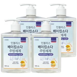 베이킹소다 주방세제 500ml 레몬 x4개