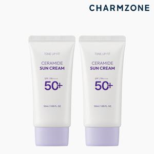 톤업핏 세라마이드 선크림 50ml(SPF 50+/PA++++) 2개