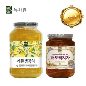 1+1 환절기추천액상차/배도라지차 550g+레몬생강차 1kg