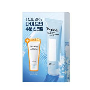 [기획세트]  다이브인 워터리 모이스처 선크림 60ml+클렌징폼30ml