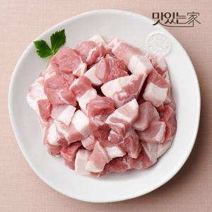 국내산 한돈 삼겹살 찌개용 500g