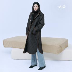 [The AtG] 더엣지 24FW 퀼팅 롱 패딩 코트