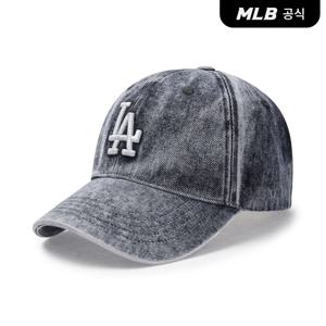 헤비 워싱 언스트럭쳐 볼캡 LA (Charcoal Grey)