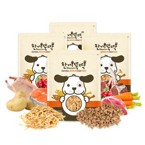 소프트 국산 강아지 사료 1kg+짜먹는 한입 5P