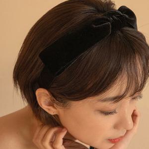 프리모떼 [레드벨벳 아이린 착용] BLACK VELVET HAIRBAND PRH038