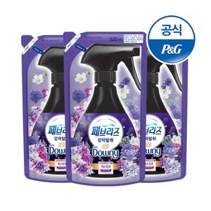 페브리즈 섬유탈취제 미스티크 향 320ml 3개